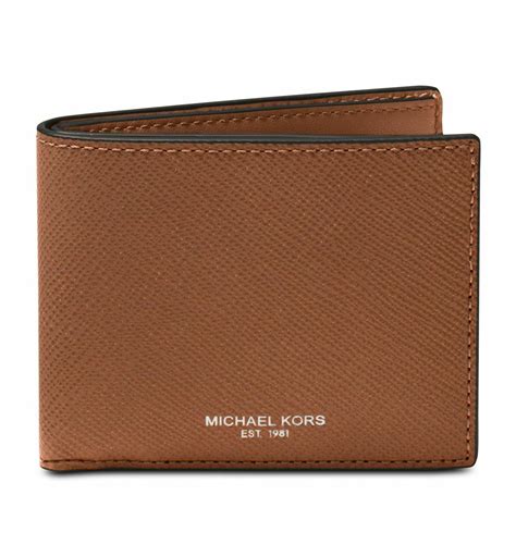 michael kors billfold|Michael Kors men's bifold wallet.